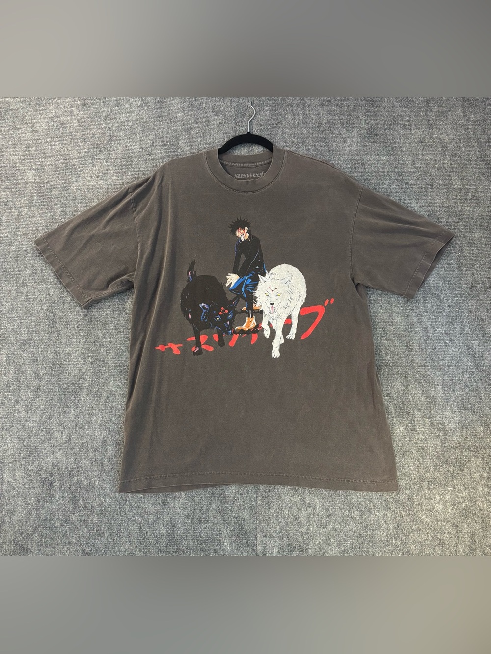 Jujutsu Kaisen Megumi Divine Dogs Graphic T Shirt Mens Size Large